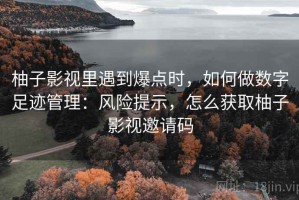 柚子影视里遇到爆点时，如何做数字足迹管理：风险提示，怎么获取柚子影视邀请码
