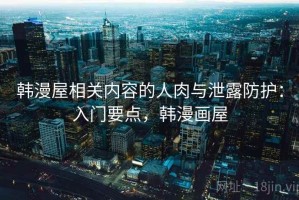 韩漫屋相关内容的人肉与泄露防护：入门要点，韩漫画屋