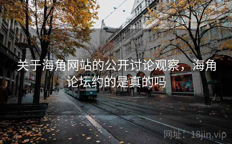 关于海角网站的公开讨论观察，海角论坛约的是真的吗