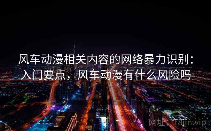 风车动漫相关内容的网络暴力识别：入门要点，风车动漫有什么风险吗