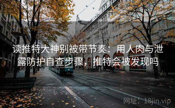 读推特大神别被带节奏：用人肉与泄露防护自查步骤，推特会被发现吗